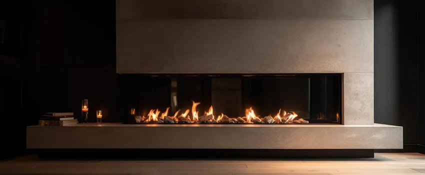 Gas Fireplace Ember Bed Design Services in Prospect Heights, Illinois