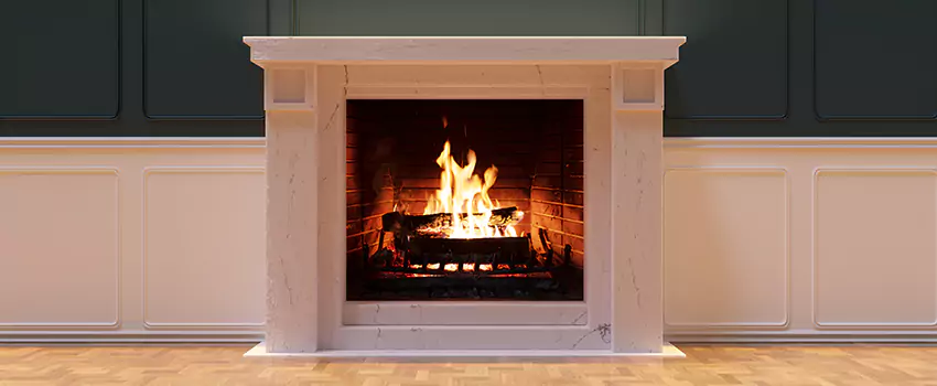 Open Flame Wood-Burning Fireplace Installation Services in Prospect Heights, Illinois