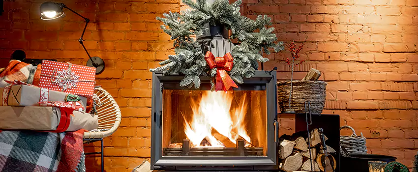 Travis Industries Linear Gas Fireplace Installation in Prospect Heights, Illinois