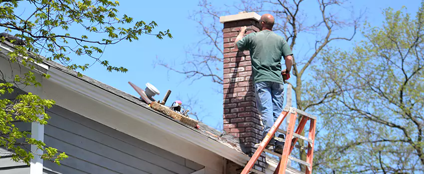 Vinyl and PVC Chimney Flashing Installation in Prospect Heights, IL