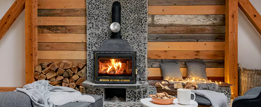Thelin Hearth Products Direct Vent Gas Stove Fireplace Inspection in Prospect Heights, Illinois